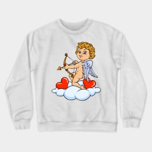 Cupid rides a cloud Crewneck Sweatshirt